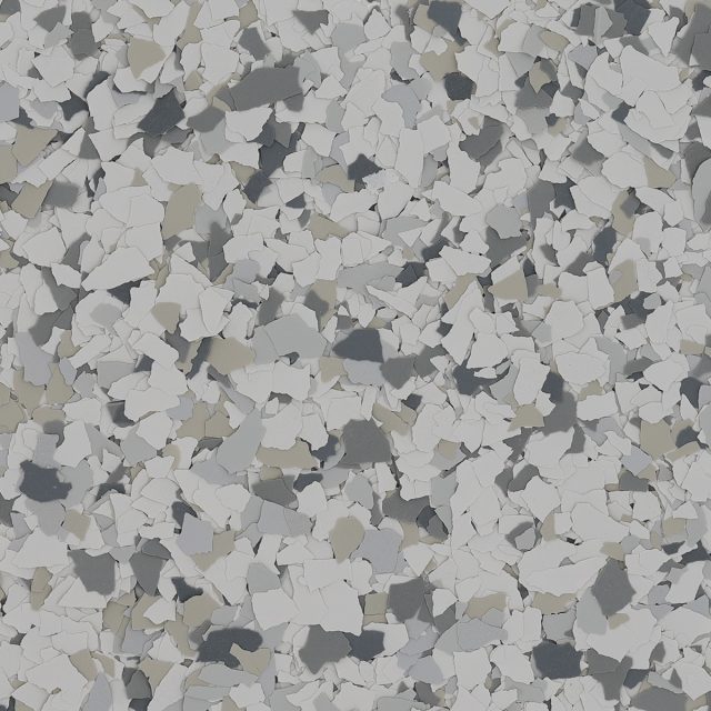 Summit Torginol color flake blend for garage floor coatings