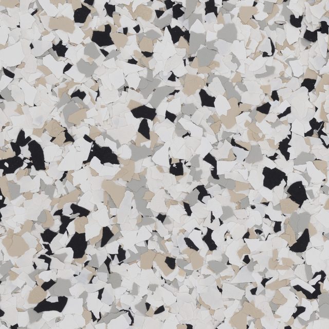 Yorkshire Torginol color flake blend for garage floor coatings